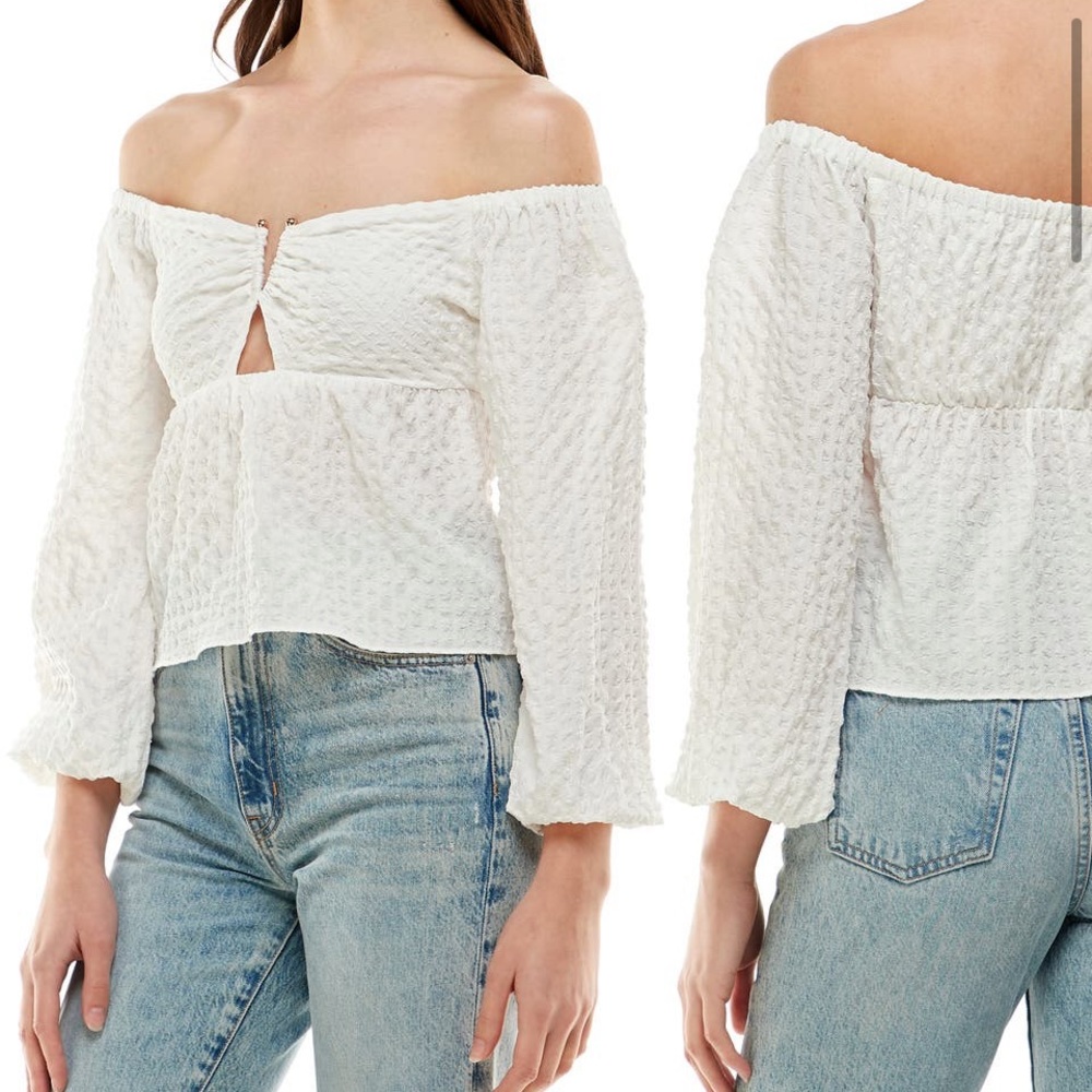 WAYF ✨ VALLEY OFF THE SHOULDER TOP NWT